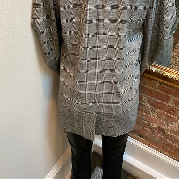 JOIE| oversized plaid blazer| 10 - Picture 5 of 8